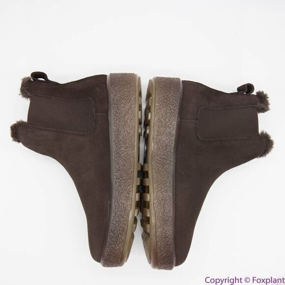 NEW Madewell The Toasty Chelsea Boot,‎ dark coffee, 10 - Picture 8 of 16